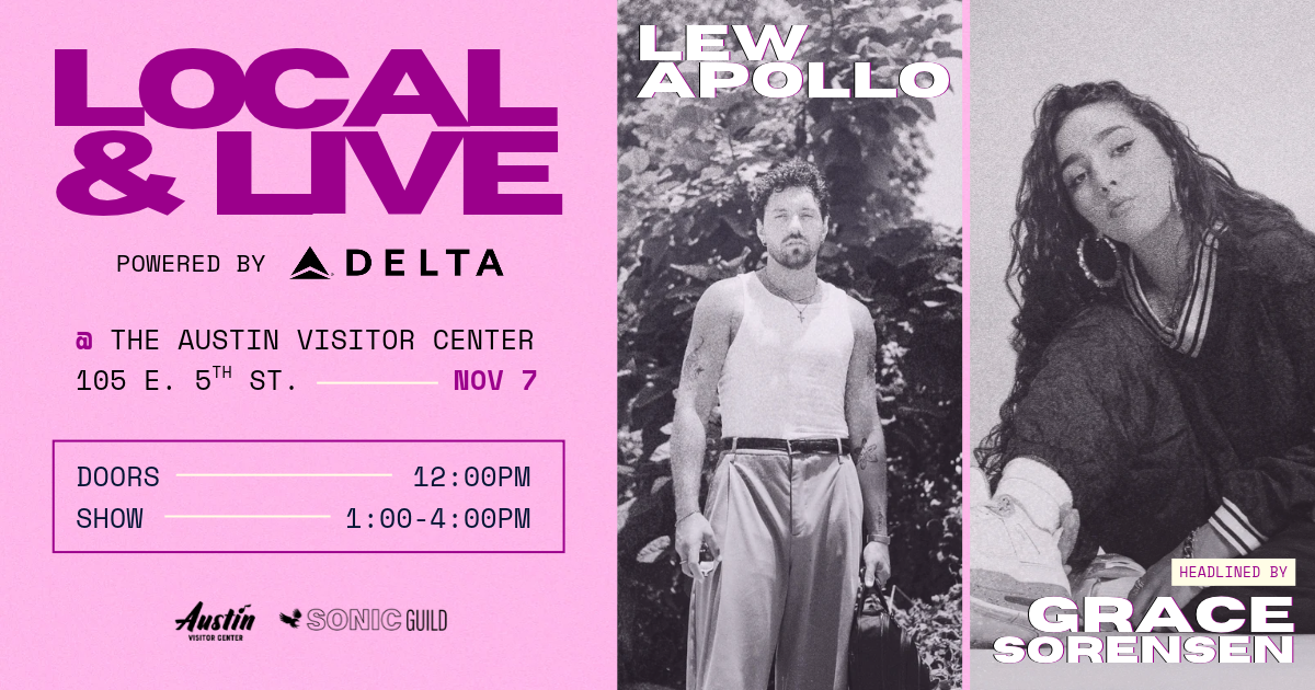 Poster for Local & Live powered by Delta Air Lines in Austin
