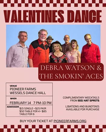 Image: Valentine's Dance at Pioneer Farms with Debra Watson & the Smokin' Aces