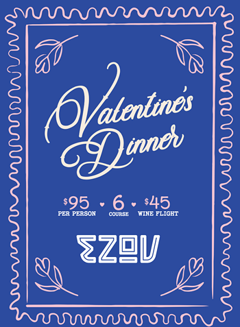 Image: Valentine&rsquo;s Day Dinner at Ezov