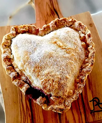 Image: Vinaigrette Valentine: Cherry Heart Pies