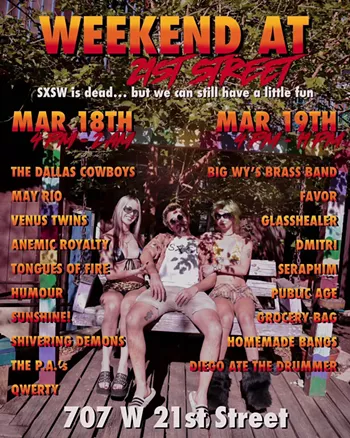 Image: Weekend at 21st Street day two w/ Big Wy's Brass Band, Favor, Glass Healer, Dmitri, Seraphim, Public Age, Grocery Bag, Homemade Bangs, Diego Ate the Drummer
