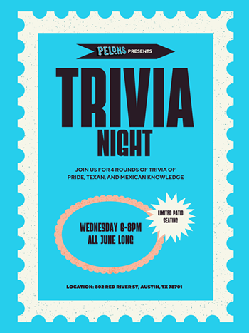 Image: Weekly Trivia at Pelons