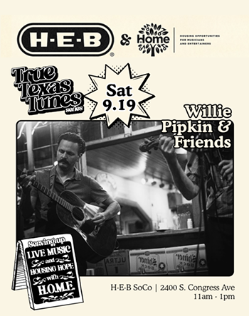 Image: Willie Pipkin @ True Texas Tunes