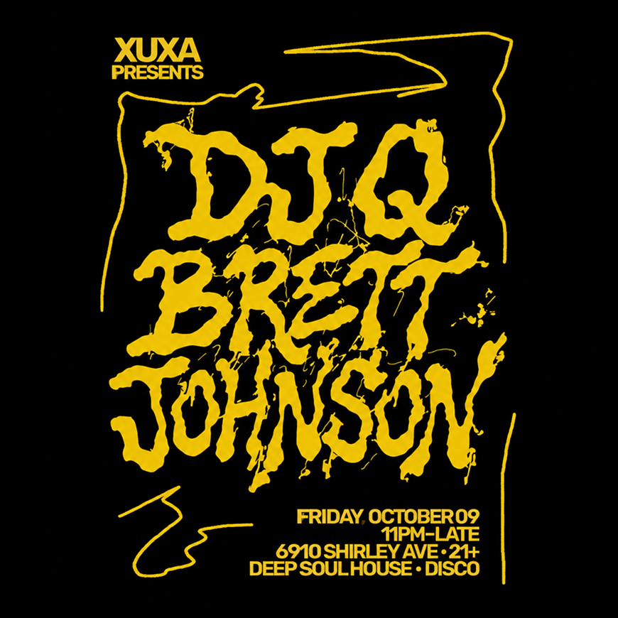 DJ Q and Brett Johnson bring deep, soulful house and disco to XuXa for a vinyl-focused Friday night.