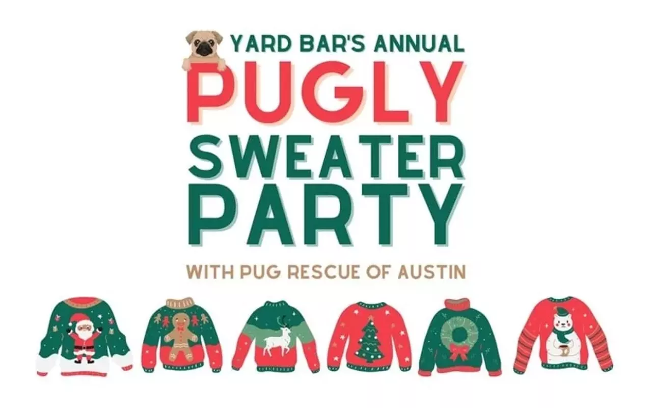 Image: Yard Bar's Annual Pugly Sweater Party