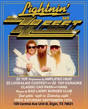 Image: ZZ Fest w/ Amplified Heat (ZZ Top tribute)